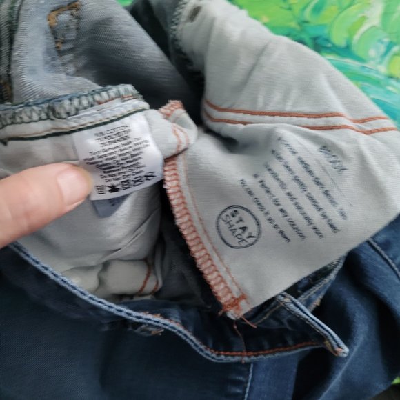 Eddie Bauer Slightly Curvy Boot Cut Jeans Size 12 T Women - Picture 8 of 10